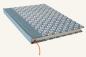 Preview: Hardcover drawing book, blue cover with yellow dots, blue cloth spine
